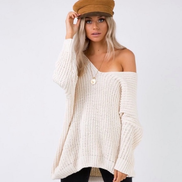 Princess Polly Sweaters - Princess Polly Chenille oversized sweater